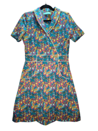 Bakery Ladies Sandy Wrap Dress, Ocean