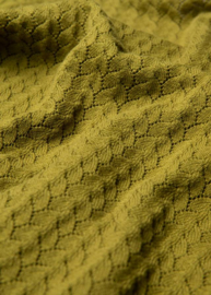 Blutsgeschwister vestje "Sweet Petite green pigtail knit"