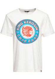 King Kerosin shirt Chop Shop, wit