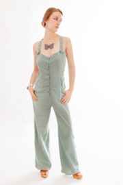 Kali-Yog jumpsuit "Addict", grijsblauw