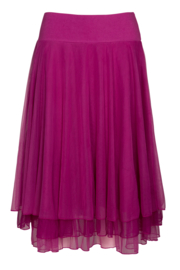 Lalamour Mesh Skirt Fuchsia petticoat, LASU 2290