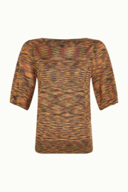 King Louie "Ivy Top Wide Sleeve Bobbie", gold.