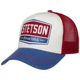 Stetson "Trucker Cap Gasoline", blauw/rood
