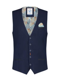 A fish named Fred "Waistcoat pique", Herringbone
