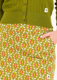 Blutsgeschwister vestje "Sweet Petite green pigtail knit"