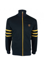 Trojan "Stripe Sleeve Track Top", navy