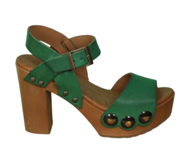 Grünbein sandaal Carmen groen, 1203-443