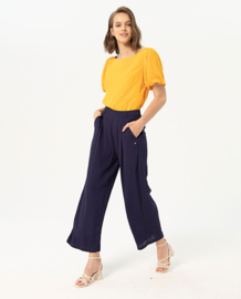 Surkana "Wide trousers with buttons", blauw