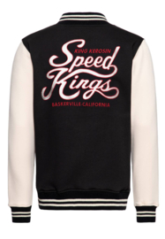 King Kerosin "College Sweat Jacket Speed Kings", black