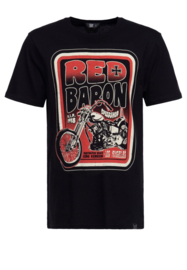 King Kerosin shirt "Red Baron Speedshop", black