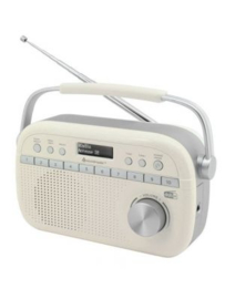 Soundmaster Draagbare digitale DAB+/FM-RDS radio, beige