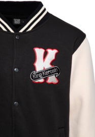 King Kerosin "College Sweat Jacket Speed Kings", black