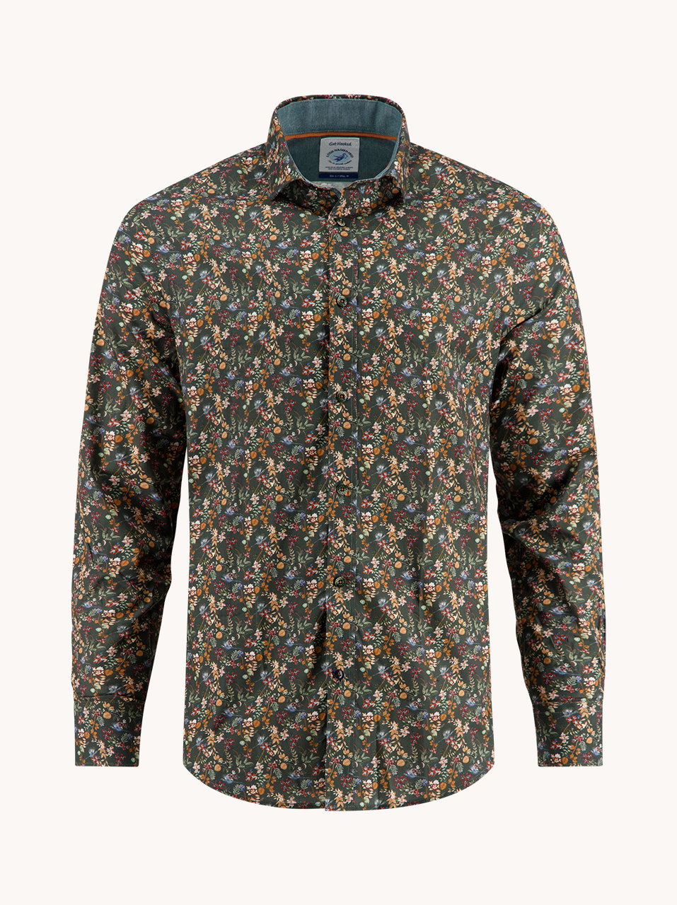 A Fish Named Fred blouse "Pheaseant" dark green