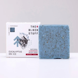 The Black Stuff soapbar "Eucalyptus on Ice", eucalyptus en perpermunt