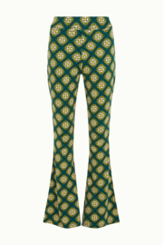 King Louie "Border Flared Pants Kirby", Para Green