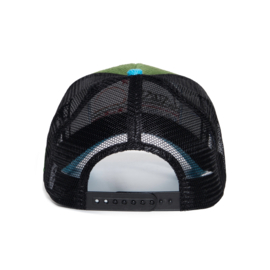 King Kerosin trucker cap "California", Blue&Green