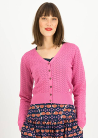 Blutsgeschwister "Cardigan Save The World Everything in Blush Hearts Dots"
