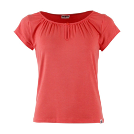 Chills&Fever top Charlotte Coral Jersey Tencel