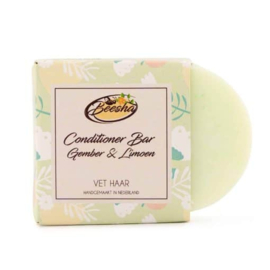 Beesha Conditioner-Bar Gember & Limoen, geschikt voor vet haar