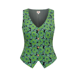 Heart "Assisi Gilet", green