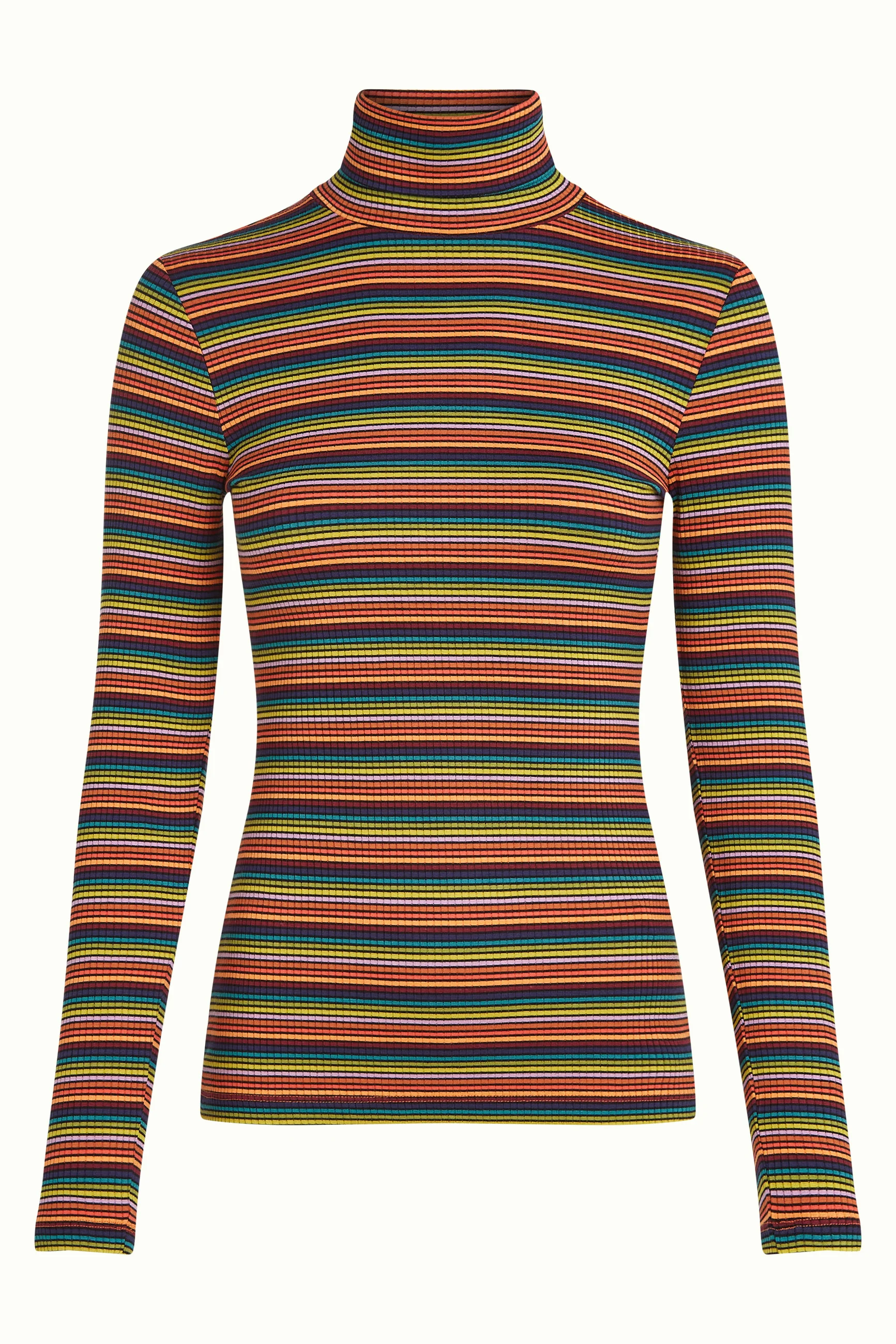 King Louie "Rollneck Top Lumi Stripe", multicolor