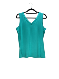 Bakery Ladies "Singlet Simone V-neck", Aqua Marine