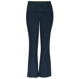 Cloud9 Dora bell bottom washed mid blue, jeans met wijde pijpen