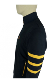 Trojan "Stripe Sleeve Track Top", navy