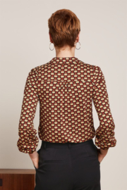 King Louie "Maisie Blouse Valet", Cabarnet Red