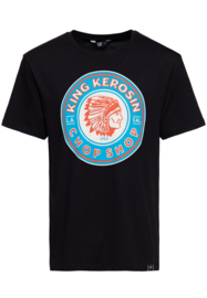 King Kerosin T-shirt "Chop Shop", zwart