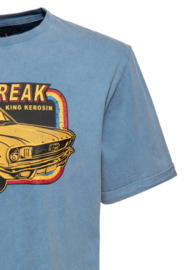 King Kerosin Shirt "Speed Freak", sky blue