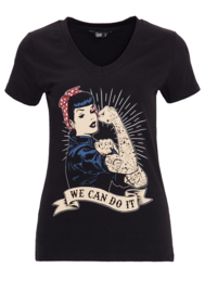 Queen Kerosin shirt "We Can Do It", black