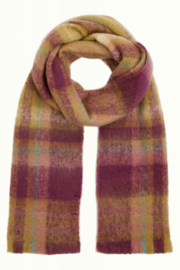 King Louie Scarf Check, Chartreuse Yellow. 08283