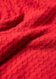 Blutsgeschwister vestje "Sweet Petite red pigtail knit"