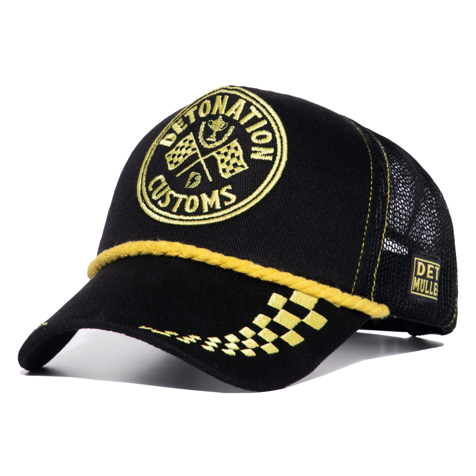 King Kerosin Trucker cap "Detonation Customs", zwart