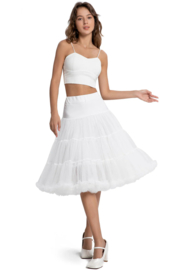 Dolly and Dotty "Fluffy Petticoat", white