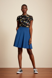 King Louie "Sofia Skirt Milano Crepe", Blue Dawn