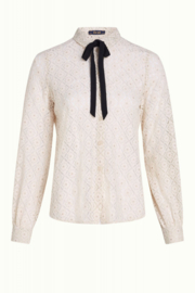 King Louie "Maisie Blouse Artiste Lace", Ivory