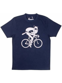 Danefae Mande Tee X, T-shirt Navy Biking Viking