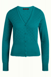 King Louie "Cardi V Heart Ajour", Deep Teal