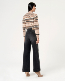 Surkana "Flared Jeans", zwart