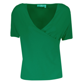 Bakery Ladies Drape Shirt Spinach