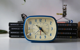 Kikkerland Retro Alarm klok, blauw