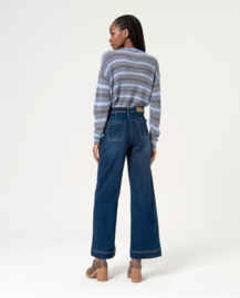 Surkana "Flared Jeans", diepblauw