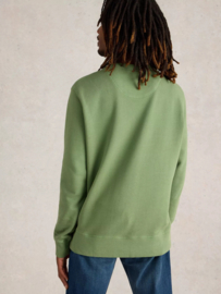 White Stuff "Crew Neck Sweat", mid green