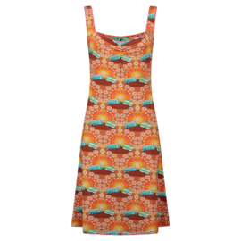 Tante Betsy "Dress Ifka Hippie Happy Camper", Orange