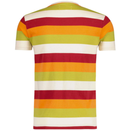 Madcap "Beatcomber Retro Surf Stripe T-shirt in McCartneys Tie"