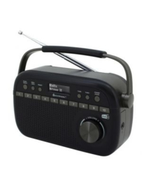 Soundmaster Draagbare digitale DAB+/FM-RDS radio, zwart