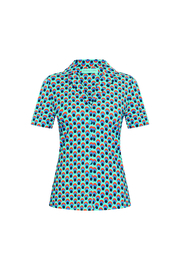 Bakery Ladies "Blouse Peggy", Drop Blue Curacao
