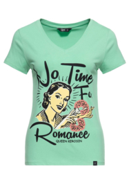 Queen Kerosin shirt "No Time For Romance", V-hals